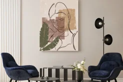 Obraz: W stylu boho abstrakcyjny portret