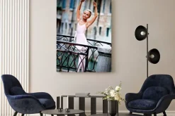 Obraz: Wenecja, włochy - piękne baleriny na moście w wenecji