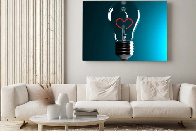 Obraz: Światło miłości