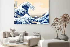 Obraz: Wielka fala w kanagawie inspirowane hokusai