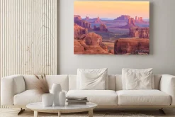 Obraz: Wschód słońca nad monument valley