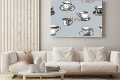 Obraz: Wzór filiżanek
