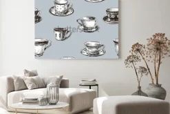 Obraz: Wzór filiżanek