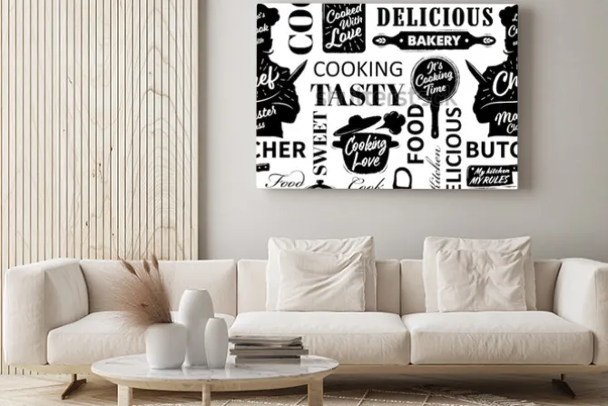 Obraz: Wzór z gotowania przedmiotów. ilustracji wektorowych