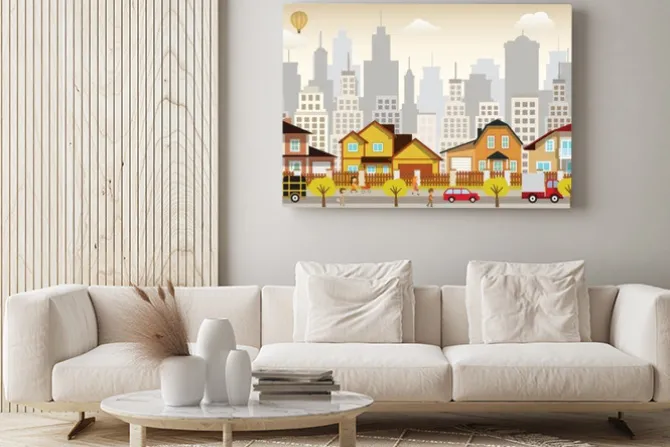 Obraz: Życie w mieście