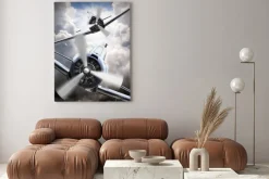 Obraz: Zabytkowe samoloty w locie