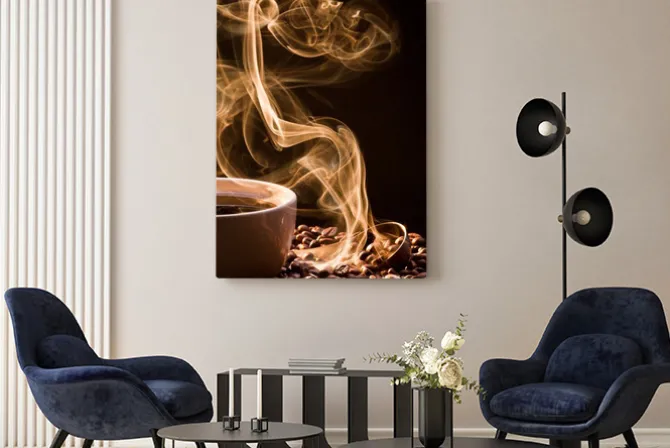 Obraz: Zapach dobry kawiarnia z kubka