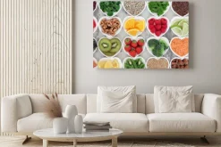 Obraz: Zdrowe przekąski w miseczkach