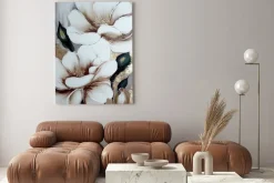 Obraz: Złoto-białe lilie