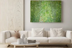 Obraz: Złoty słonecznik w blasku secesji