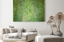 Obraz: Złoty słonecznik w blasku secesji