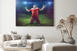 Obraz: Zwycięski piłkarz