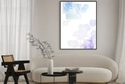 Plakat: 蓮 喪 中 は が き 背景