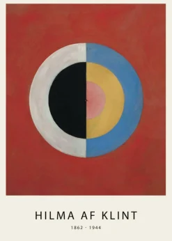 Plakat: Łabędź nr 17 abstrakcja hilma af klint