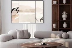 Plakat: Abstract arrangements. landscapes. posters. terracotta, blush,