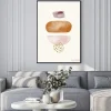 Plakat: Abstract watercolor background in a trendy minimalist style.
