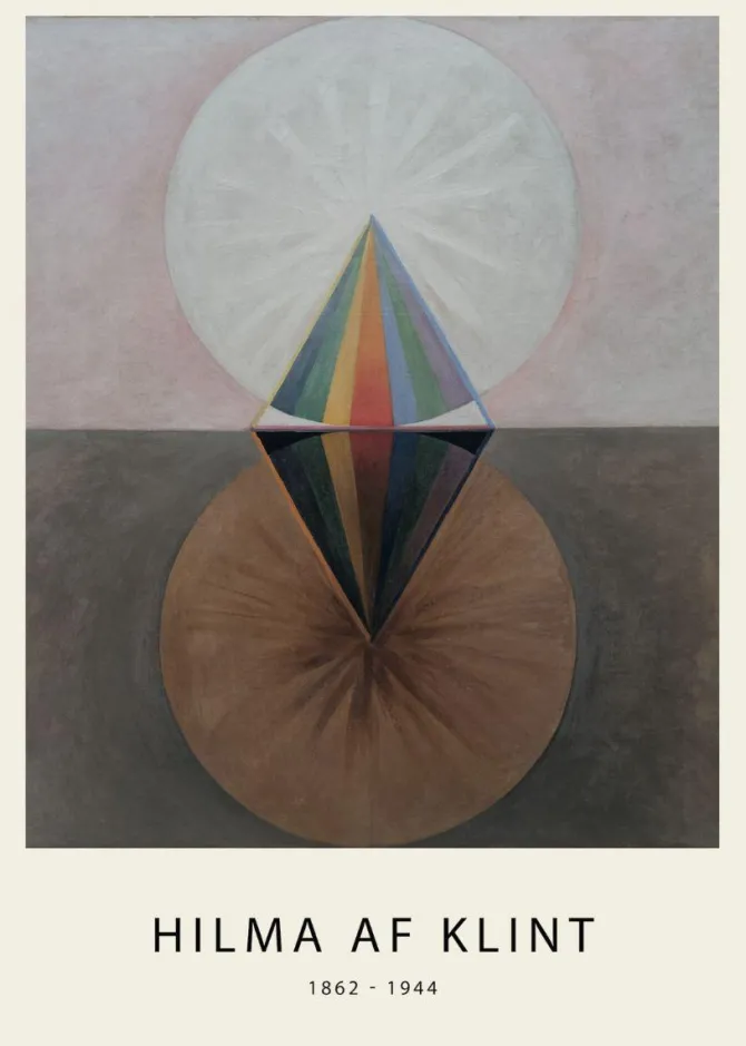 Plakat: Abstrakcyjna grafika hilma af klint