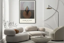 Plakat: Abstrakcyjna grafika hilma af klint