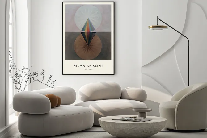Plakat: Abstrakcyjna grafika hilma af klint