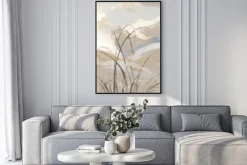 Plakat: Abstrakcyjny krajobraz natura trawa