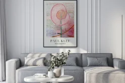 Plakat: Abstrakcyjny kwiat paul klee reprodukcja rozkwit