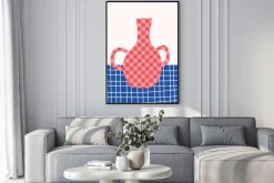 Plakat: Abstrakcyjny wazon nowoczesna ilustracja