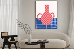 Plakat: Abstrakcyjny wazon nowoczesna ilustracja