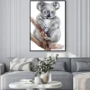 Plakat: Akwarela australijska koala na oddział
