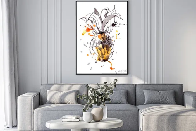 Plakat: Ananas