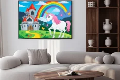 Plakat: Bajka obraz temat 4 jednorożca