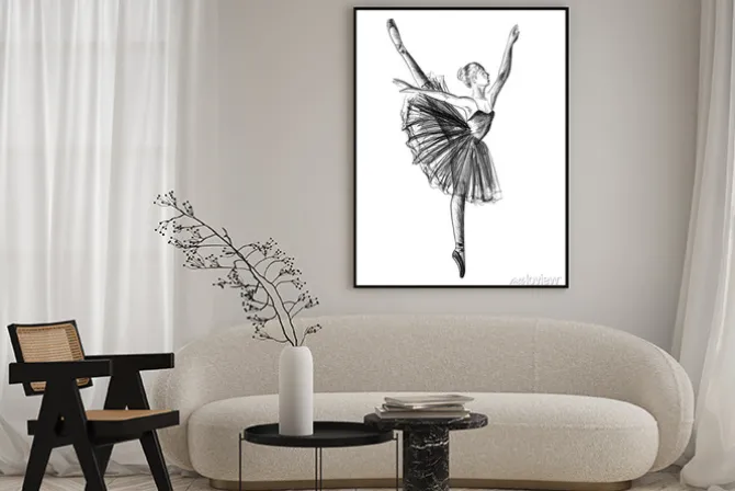 Plakat: Balerina