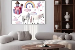 Plakat: Baśniowe motywy dla dziewczynki