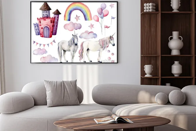 Plakat: Baśniowe motywy dla dziewczynki