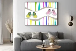 Plakat: Buty dla dzieci