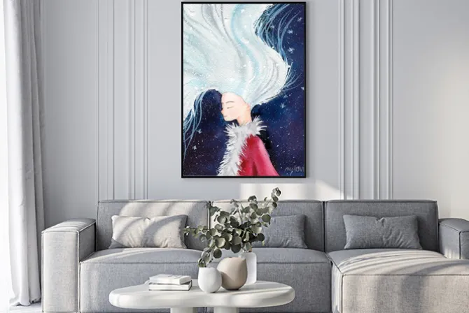 Plakat: Christmas colorful card.