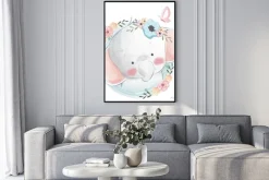 Plakat: Cute elephant portrait