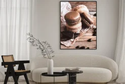 Plakat: Czekolada i makaroniki słodycze