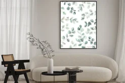 Plakat: Delikatne gałązki eukaliptusa