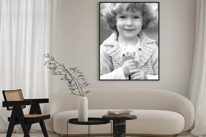 Plakat: Dziecko z mniszka lekarskiego