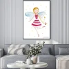 Plakat: Fairy akwarele ilustracji