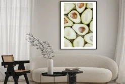 Plakat: Fotografia awokado zielone warzywa