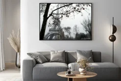 Plakat: France paris trocadero pod śniegiem