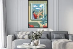 Plakat: Girl on the windowsill