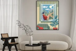 Plakat: Girl on the windowsill