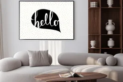 Plakat: Hand drawn dots texture background