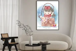 Plakat: Hand drawn parade the cute animals. vector illustration