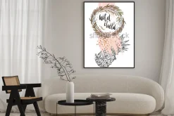 Plakat: Hand drawn vector typography poster - inspirational quote wild