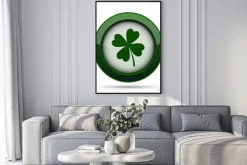 Plakat: Ikona clover