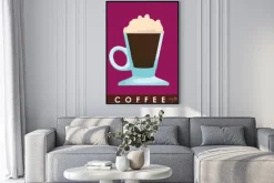 Plakat: Ikona coffe projekt