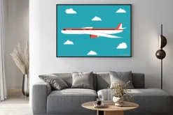 Plakat: Ikona samolotu projektowania